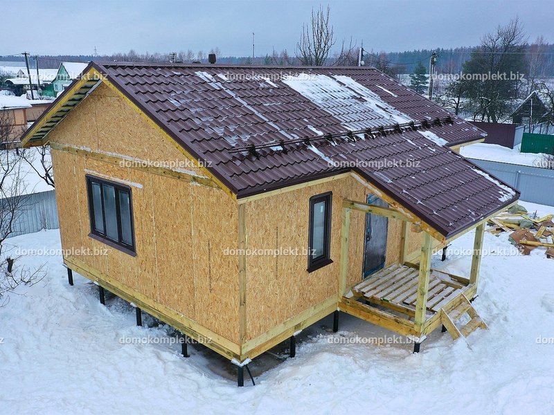 Строительство дома в деревне Сурово Егорьевскии район